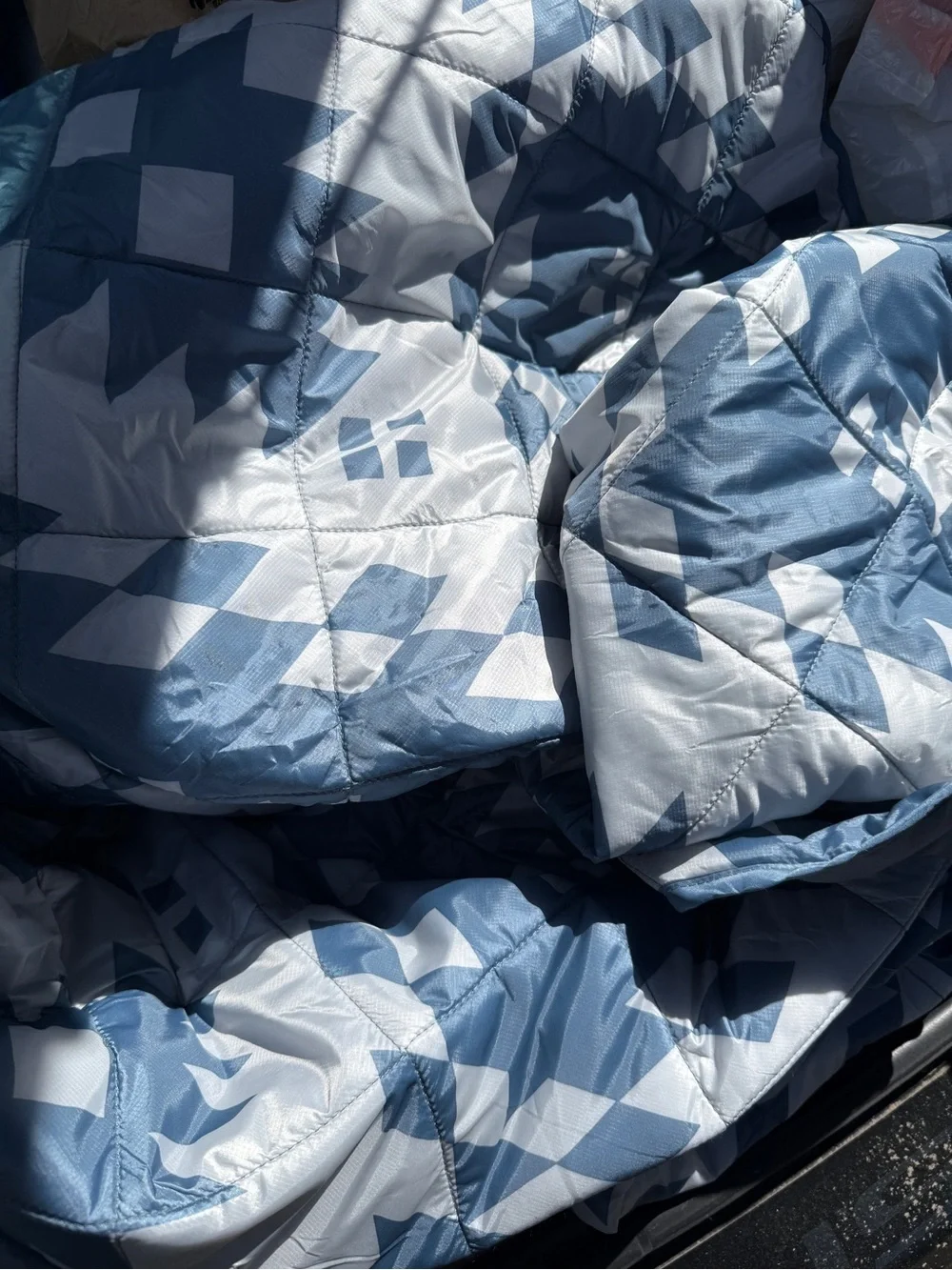 Pendleton Outdoor Packable Folding Blanket Pillow Picnic Camping Festival 60x72”